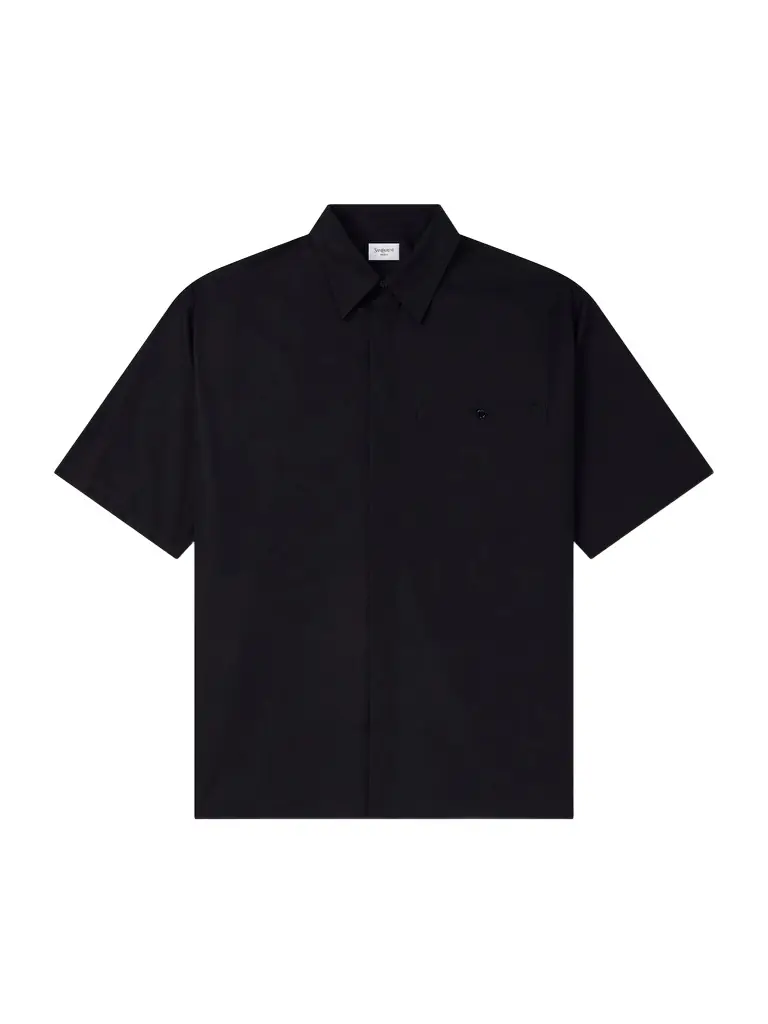 Saint Laurent Cotton-Poplin Pyjama Shirt - Men | Image 1 Saint Laurent Cotton-Poplin Pyjama Shirt - Men | Image 1