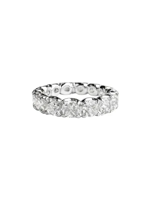 6.08ct Diamond 18K Gold Eternity Ring