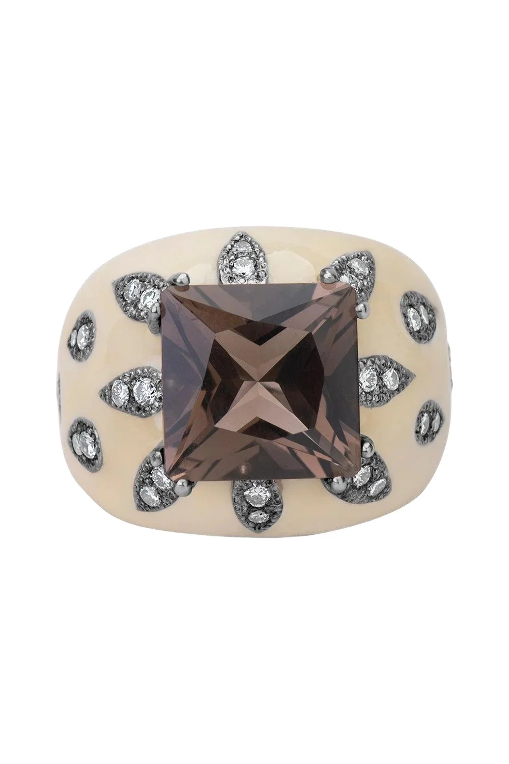 Diamond Smoky Topaz Ring Diamond Smoky Topaz Ring