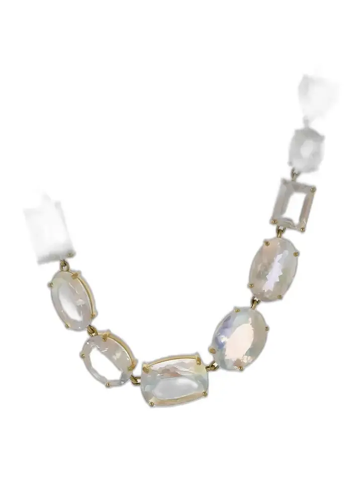 Rainbow Moonstone Gemmy Gem Necklace
