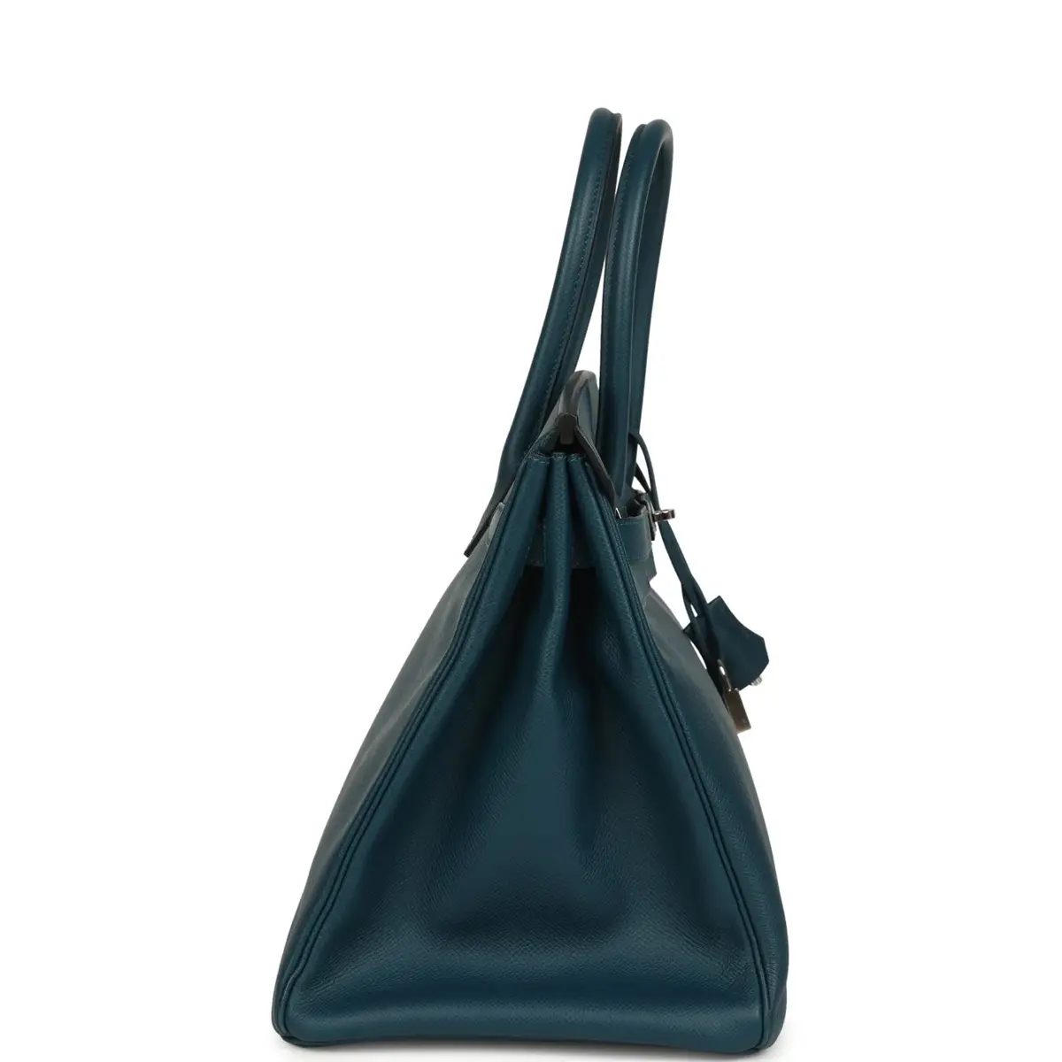 HERMÈS Pre-owned Hermes Birkin 35 Colvert Epsom Palladium Hardware | Thumbnail 3