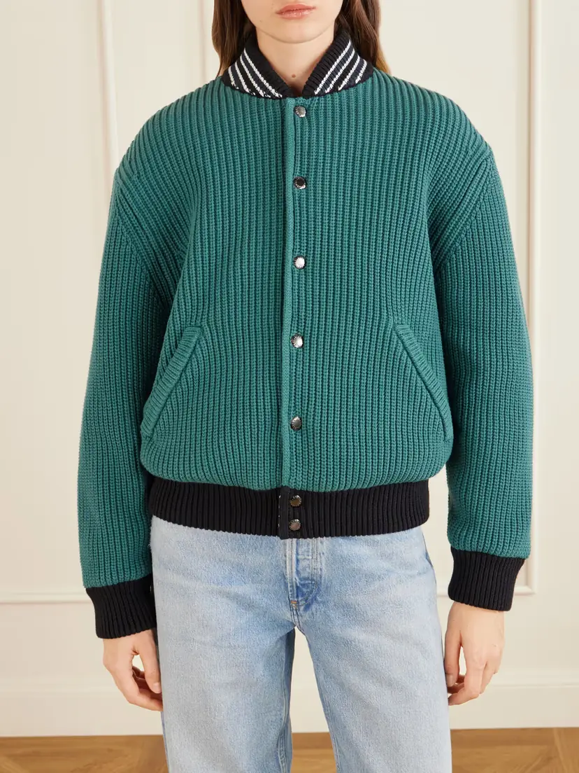 Aimé Leon Dore Reversible Knit Bomber Jacket | Thumbnail 3 Aimé Leon Dore Reversible Knit Bomber Jacket | Thumbnail 3