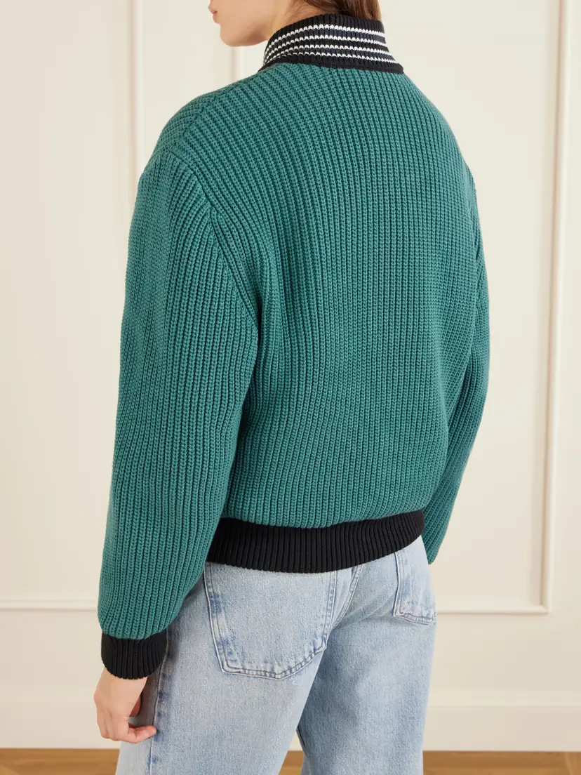 Aimé Leon Dore Reversible Knit Bomber Jacket | Thumbnail 4 Aimé Leon Dore Reversible Knit Bomber Jacket | Thumbnail 4