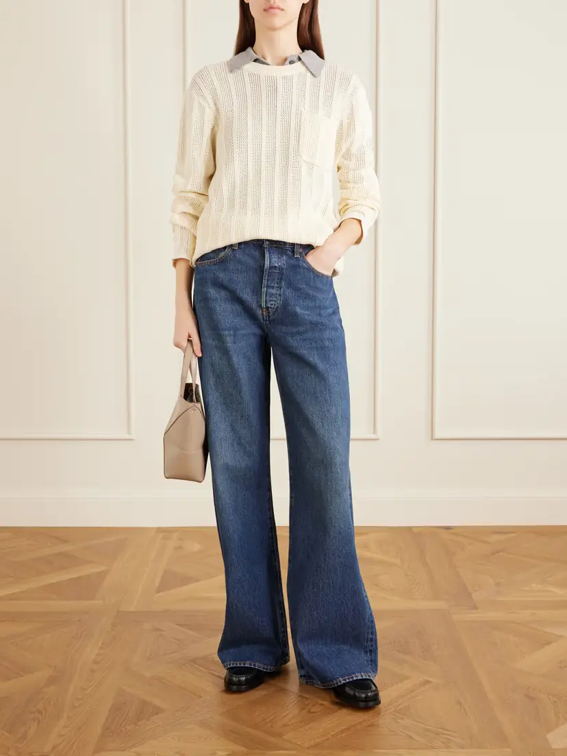 Aimé Leon Dore Open-knit Cotton Sweater | Thumbnail 2 Aimé Leon Dore Open-knit Cotton Sweater | Thumbnail 2
