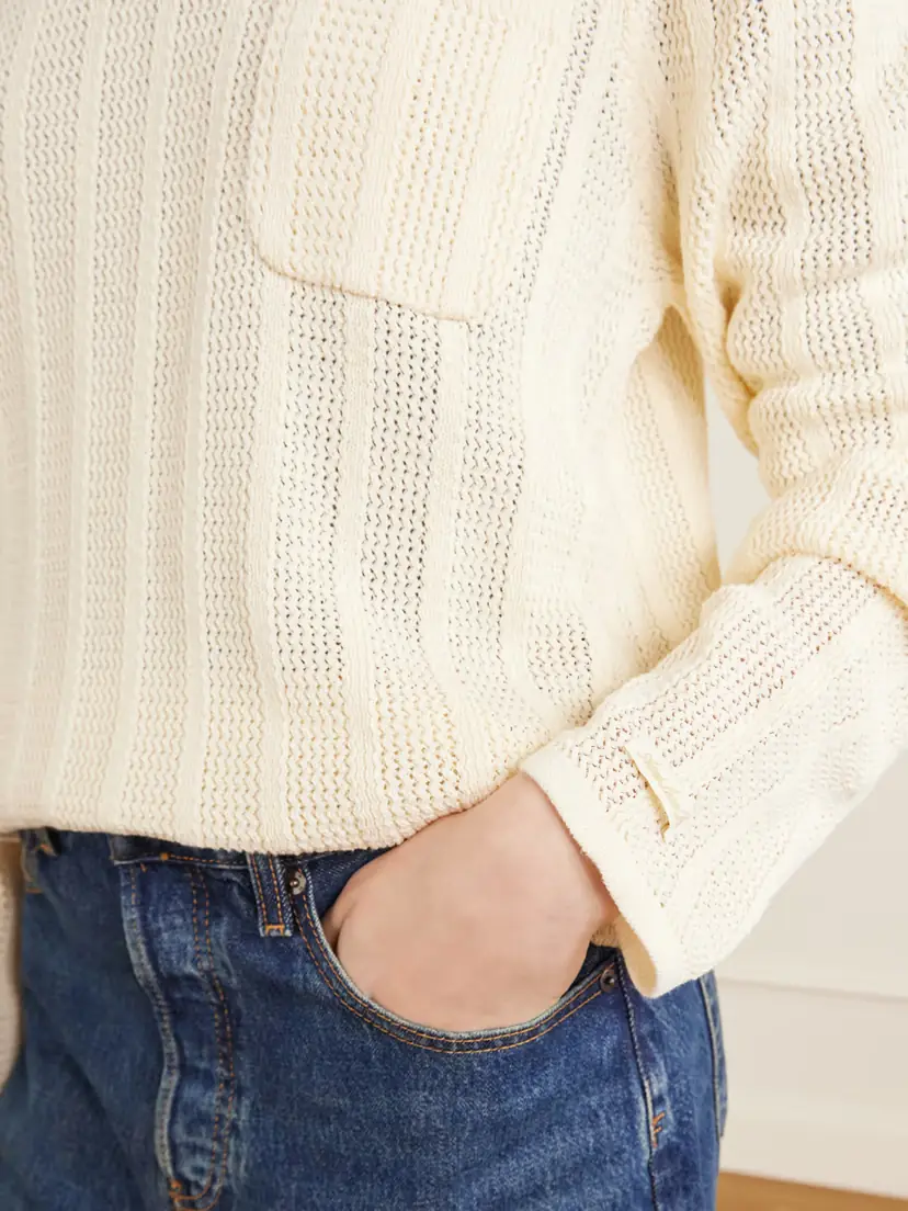 Aimé Leon Dore Open-knit Cotton Sweater | Thumbnail 5 Aimé Leon Dore Open-knit Cotton Sweater | Thumbnail 5