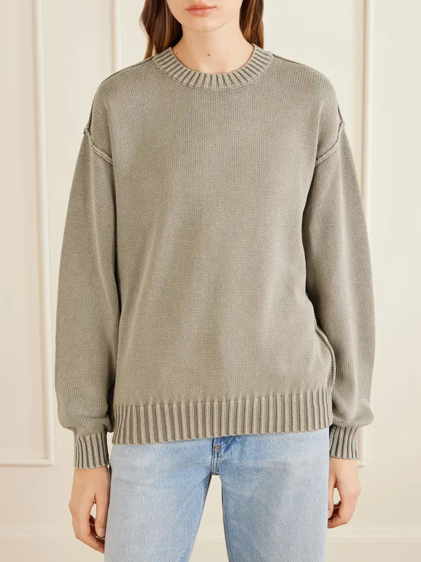 Aimé Leon Dore Inside-out Crewneck Cotton Sweater | Thumbnail 3 Aimé Leon Dore Inside-out Crewneck Cotton Sweater | Thumbnail 3