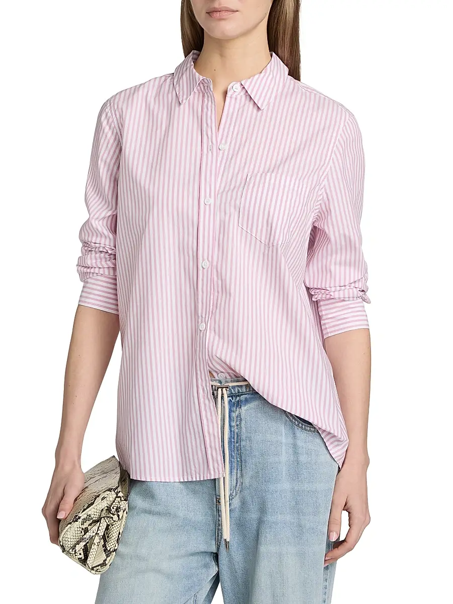 RAILS Women's Stina Striped Cotton Button-Front Shirt | Thumbnail 3 RAILS Women's Stina Striped Cotton Button-Front Shirt | Thumbnail 3