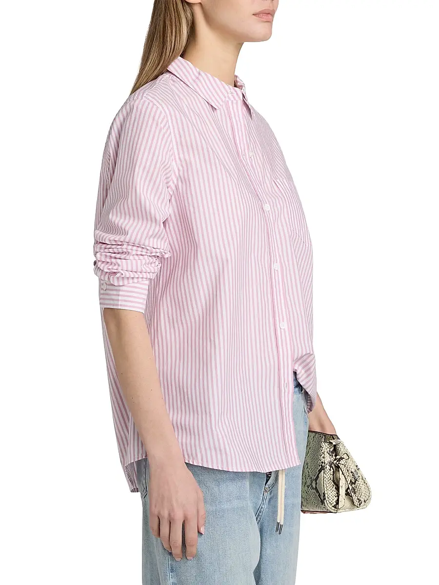 RAILS Women's Stina Striped Cotton Button-Front Shirt | Thumbnail 4 RAILS Women's Stina Striped Cotton Button-Front Shirt | Thumbnail 4