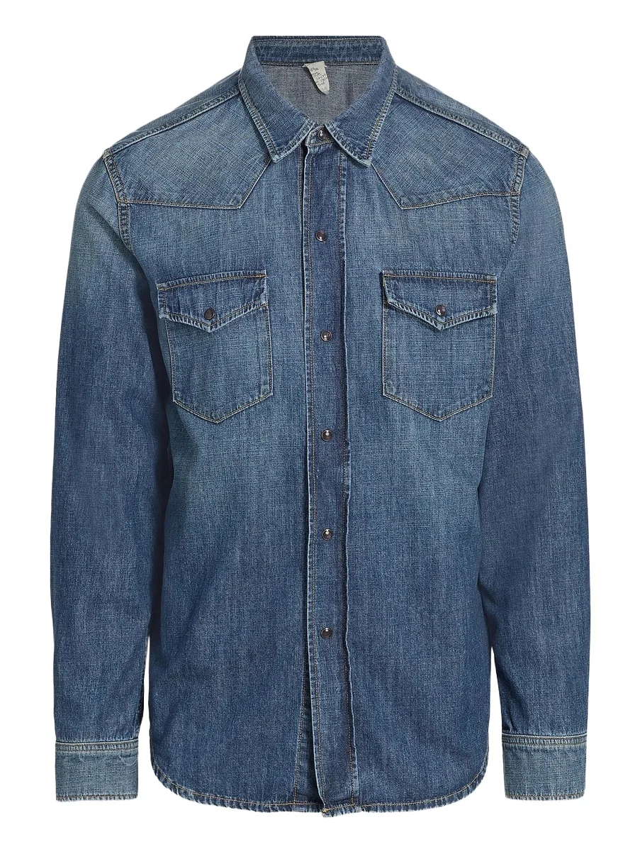 Men's Travis Denim Long-Sleeve Shirt Men's Travis Denim Long-Sleeve Shirt