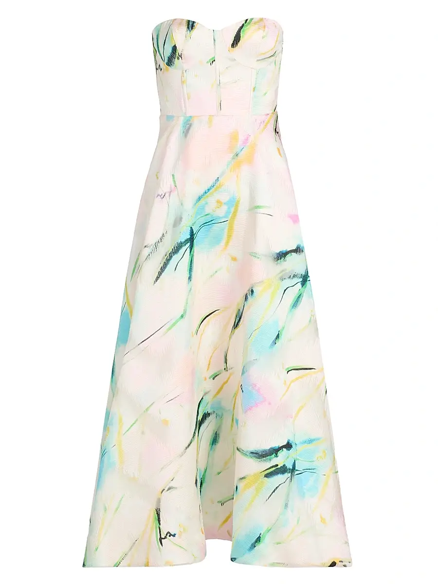 As It May Women's Mika Strapless Woven Midi-Dress | Image 1 As It May Women's Mika Strapless Woven Midi-Dress | Image 1