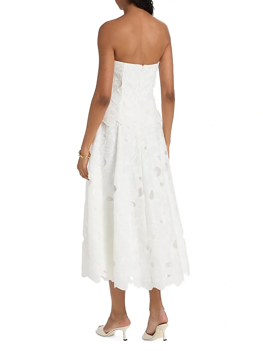 As It May Women's Isla Strapless Lace Midi-Dress | Thumbnail 5 As It May Women's Isla Strapless Lace Midi-Dress | Thumbnail 5
