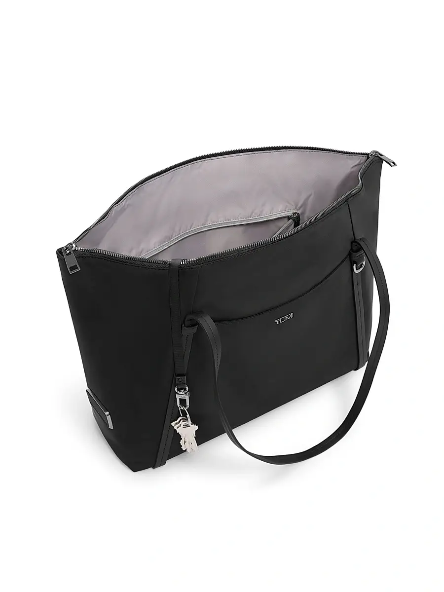 TUMI Men's Voyageur Q Tote Bag - Black Gunmetal | Thumbnail 4 TUMI Men's Voyageur Q Tote Bag - Black Gunmetal | Thumbnail 4
