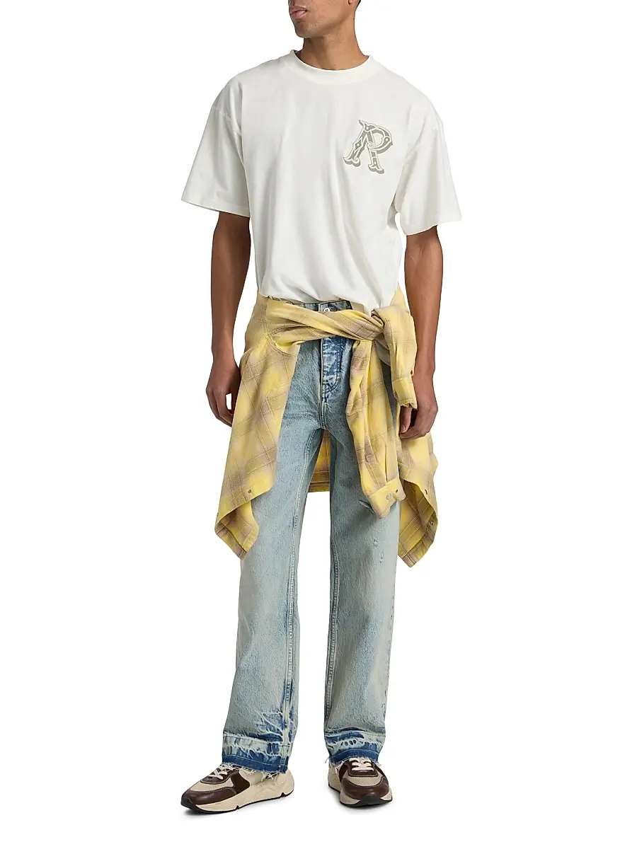 Represent Men's Western Initial Cotton T-Shirt | Thumbnail 2 Represent Men's Western Initial Cotton T-Shirt | Thumbnail 2