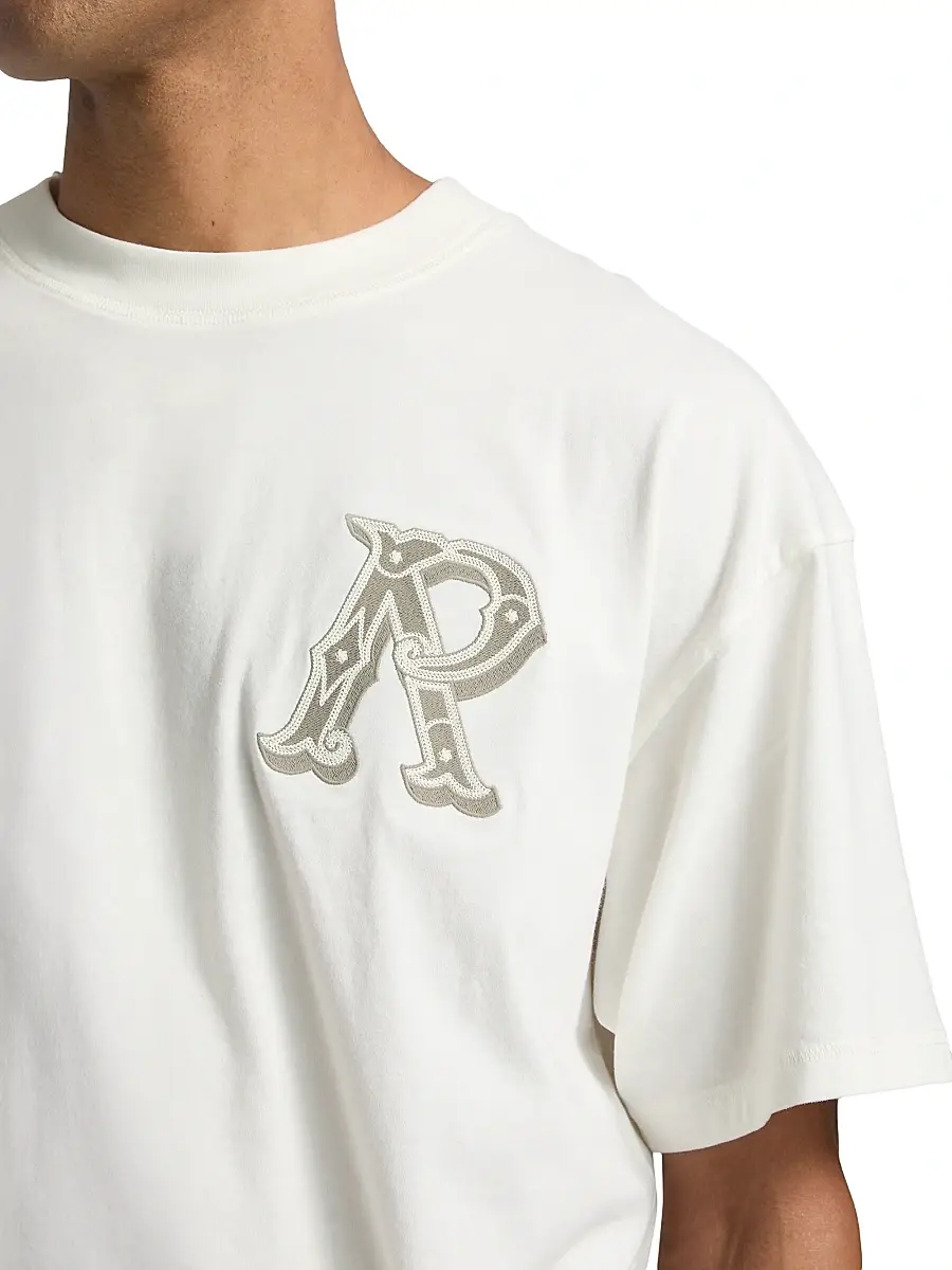 Represent Men's Western Initial Cotton T-Shirt | Thumbnail 6 Represent Men's Western Initial Cotton T-Shirt | Thumbnail 6