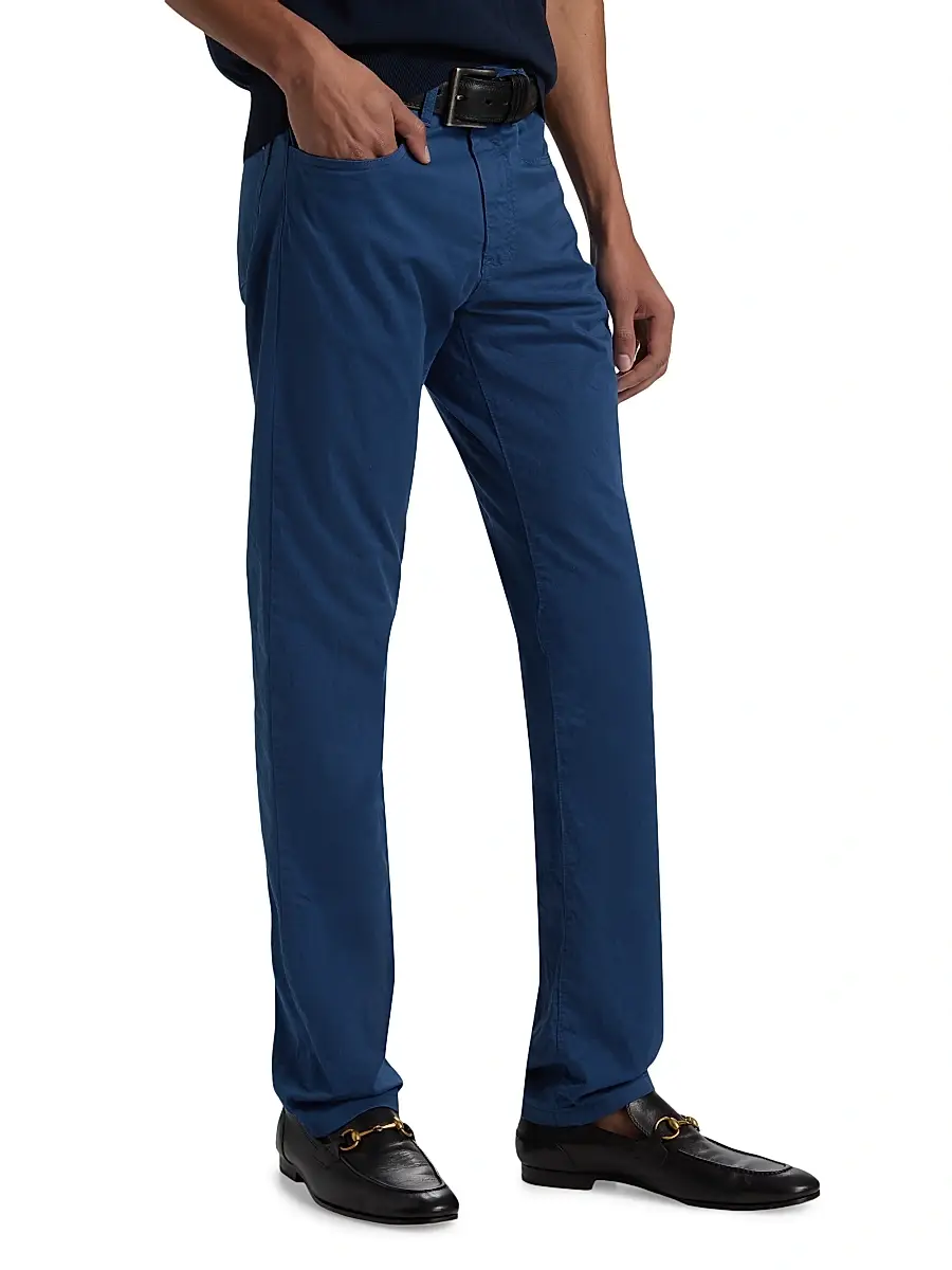 Canali Men's Stretch Cotton 5-Pocket Jeans | Thumbnail 4 Canali Men's Stretch Cotton 5-Pocket Jeans | Thumbnail 4