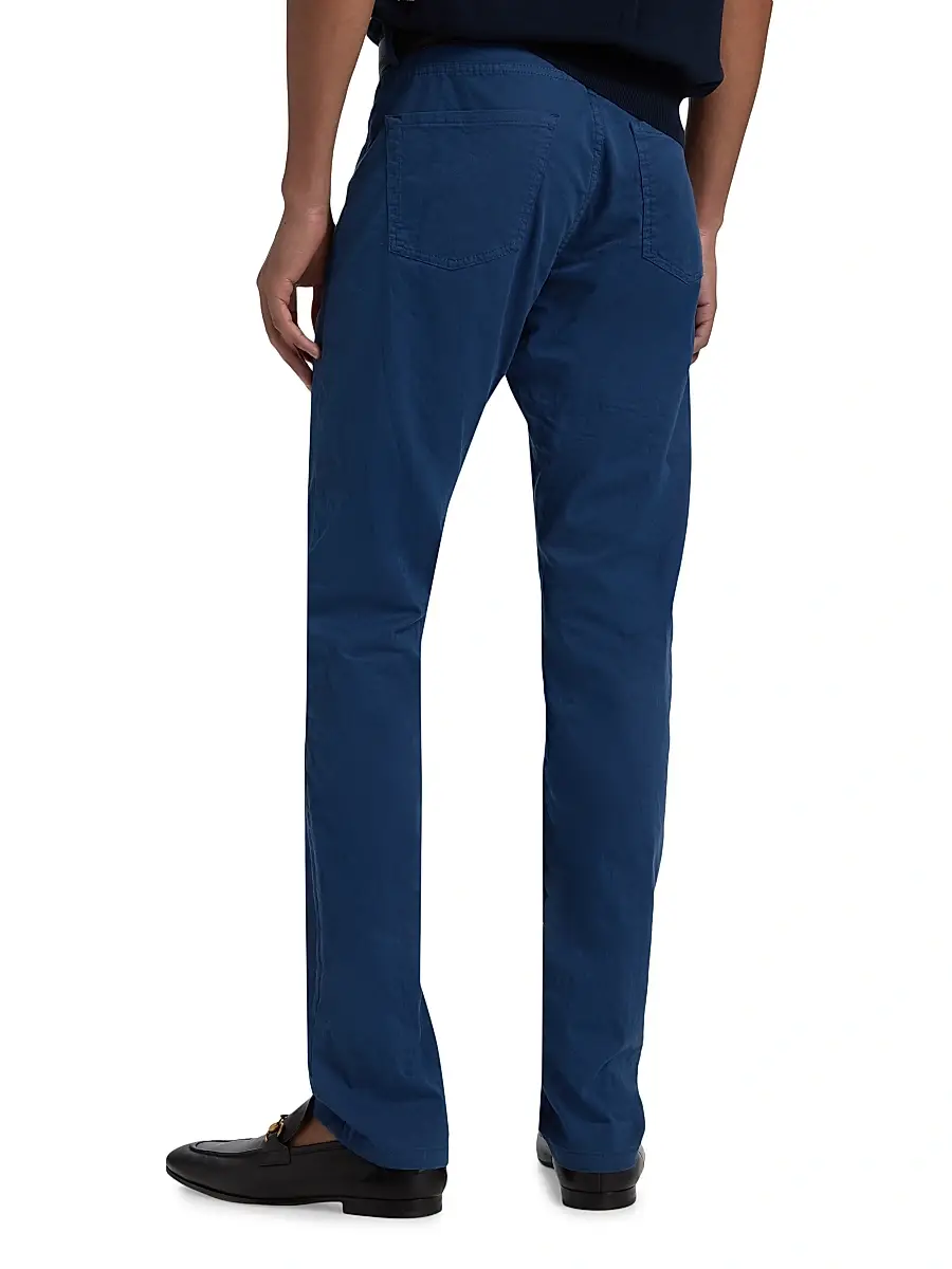 Canali Men's Stretch Cotton 5-Pocket Jeans | Thumbnail 5 Canali Men's Stretch Cotton 5-Pocket Jeans | Thumbnail 5
