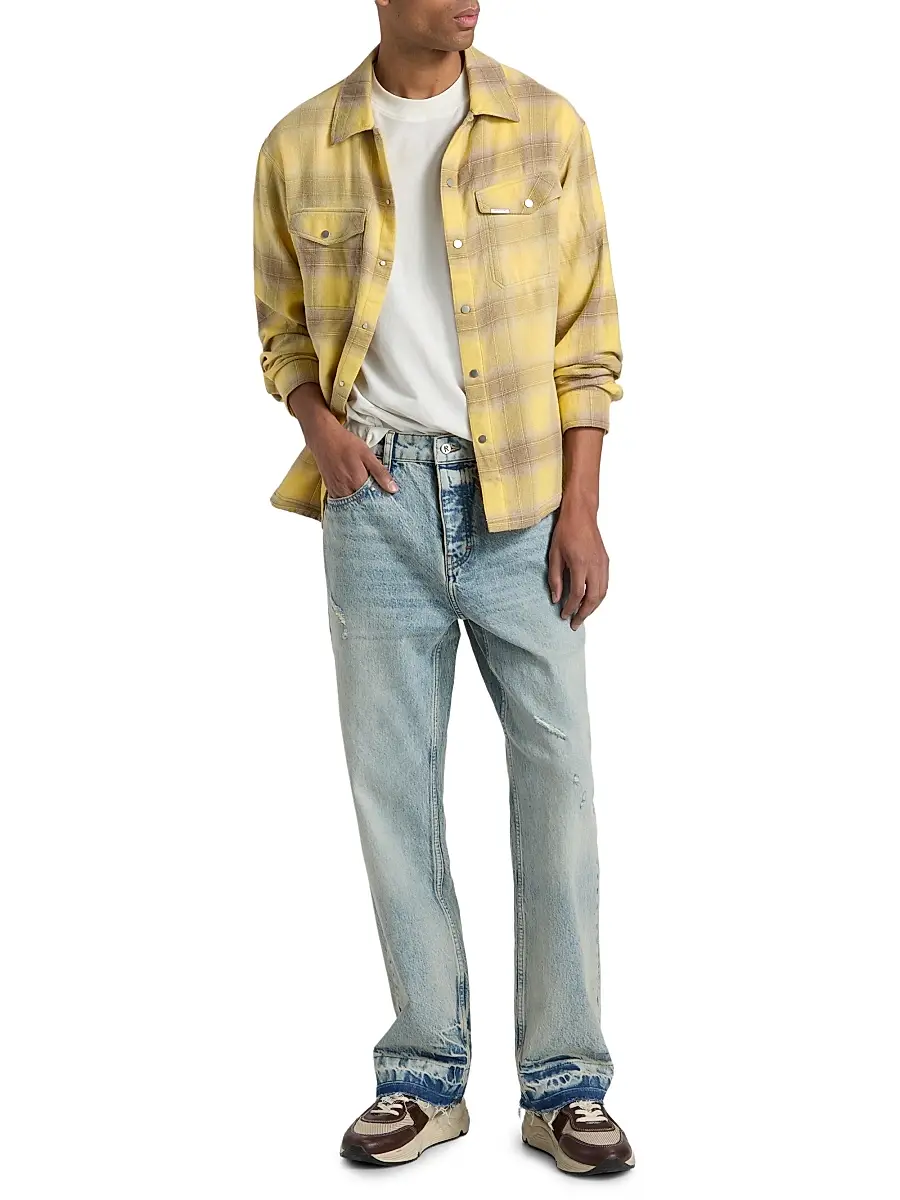Represent Men's Vintage Cotton Flannel Shirt | Thumbnail 2 Represent Men's Vintage Cotton Flannel Shirt | Thumbnail 2