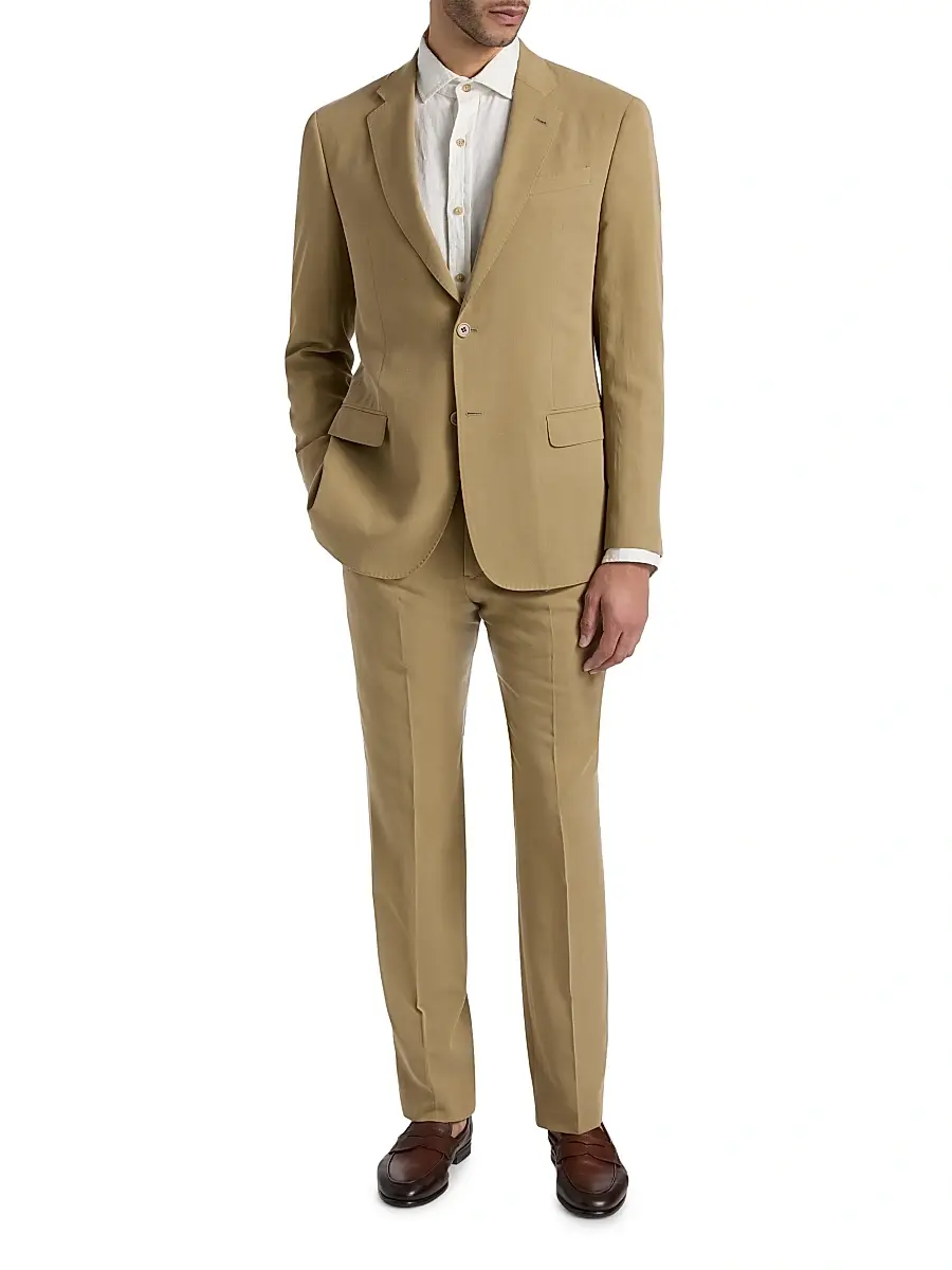 Emporio Armani Men's Slim-Straight Trousers | Thumbnail 2 Emporio Armani Men's Slim-Straight Trousers | Thumbnail 2
