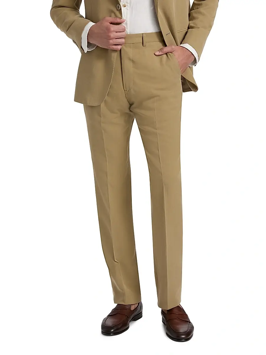 Emporio Armani Men's Slim-Straight Trousers | Thumbnail 3 Emporio Armani Men's Slim-Straight Trousers | Thumbnail 3