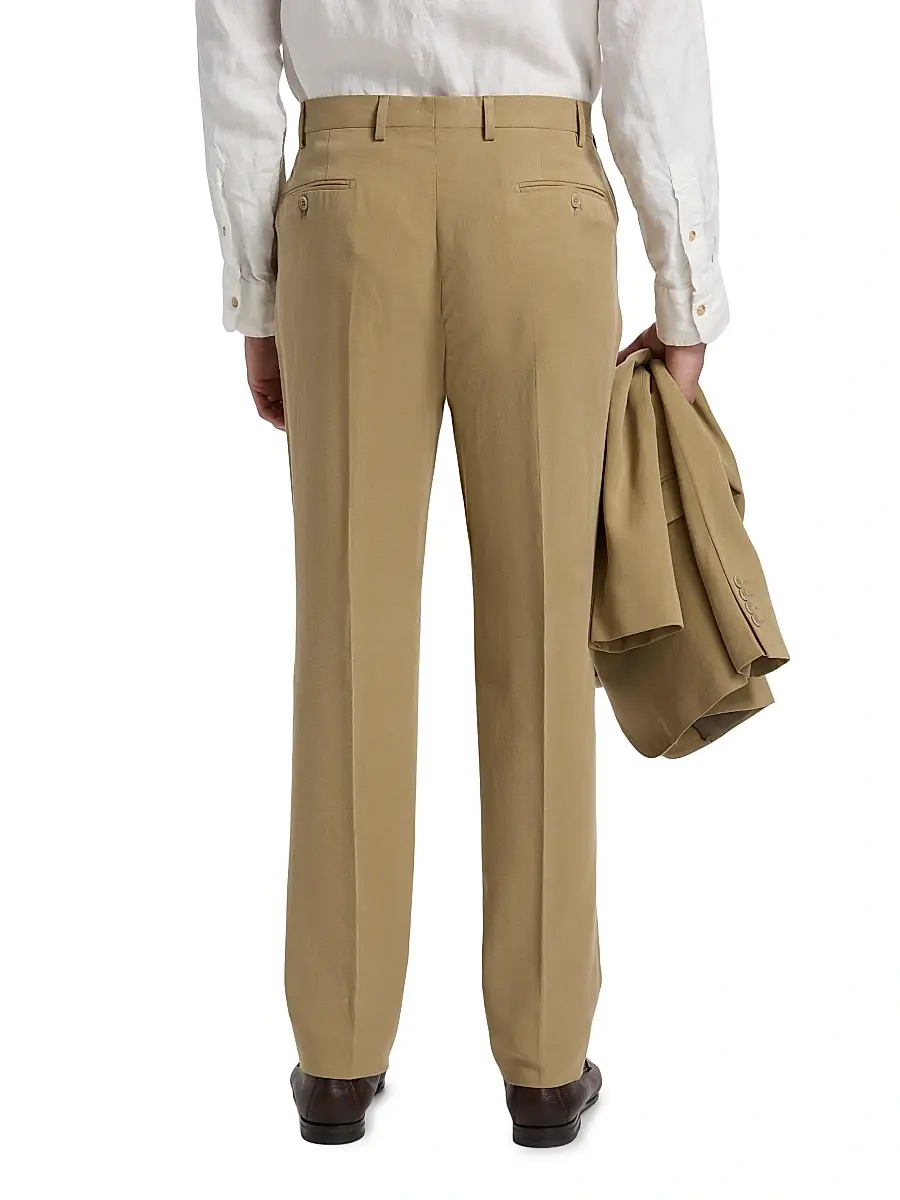 Emporio Armani Men's Slim-Straight Trousers | Thumbnail 5 Emporio Armani Men's Slim-Straight Trousers | Thumbnail 5