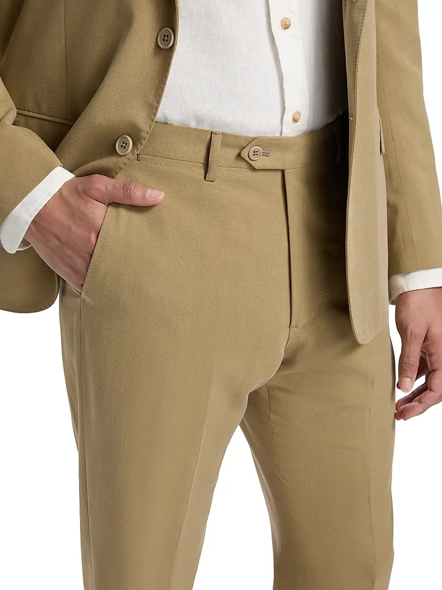 Emporio Armani Men's Slim-Straight Trousers | Thumbnail 6 Emporio Armani Men's Slim-Straight Trousers | Thumbnail 6