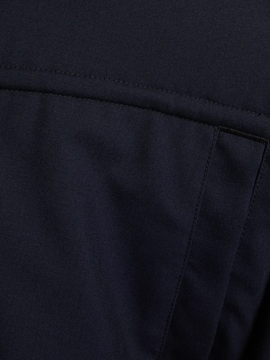 Emporio Armani Men's Oversized Pocket Wool Bomber Jacket | Thumbnail 7