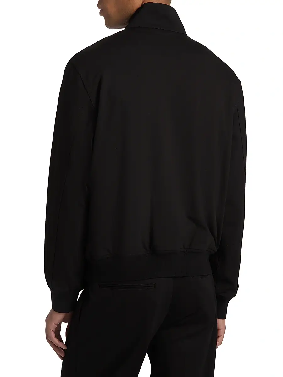 Emporio Armani Men's Horizontal Texture Full-Zip Jacket | Thumbnail 5