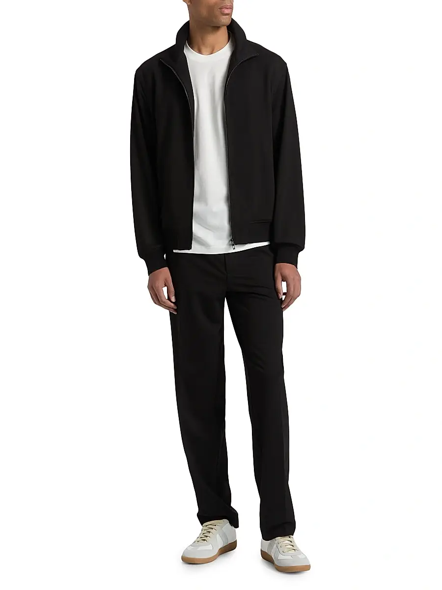 Emporio Armani Men's Horizontal Texture Trousers | Thumbnail 2 Emporio Armani Men's Horizontal Texture Trousers | Thumbnail 2