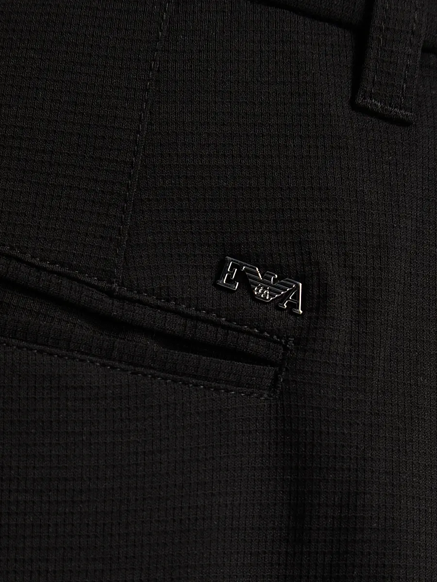 Emporio Armani Men's Horizontal Texture Trousers | Thumbnail 7 Emporio Armani Men's Horizontal Texture Trousers | Thumbnail 7