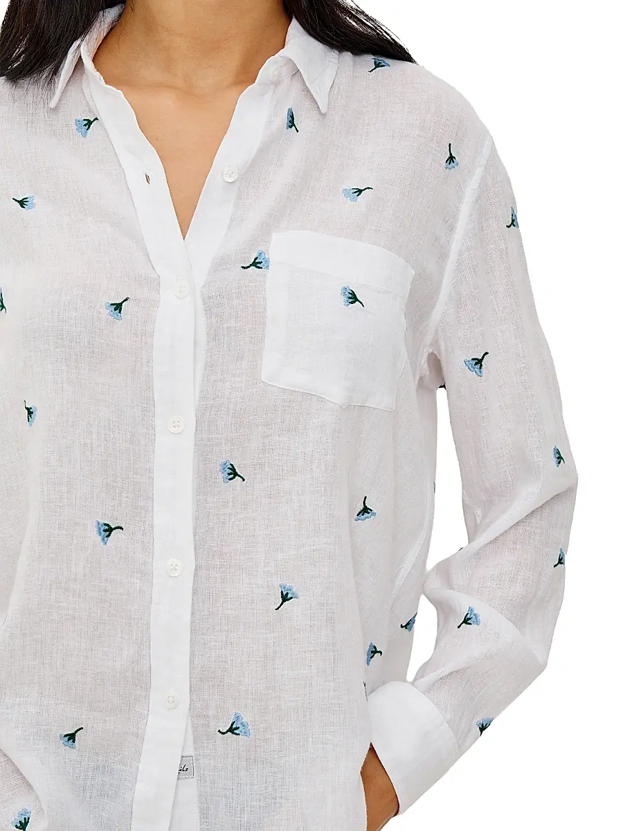 RAILS Women's Charli Floral Embroidered Shirt | Thumbnail 6 RAILS Women's Charli Floral Embroidered Shirt | Thumbnail 6