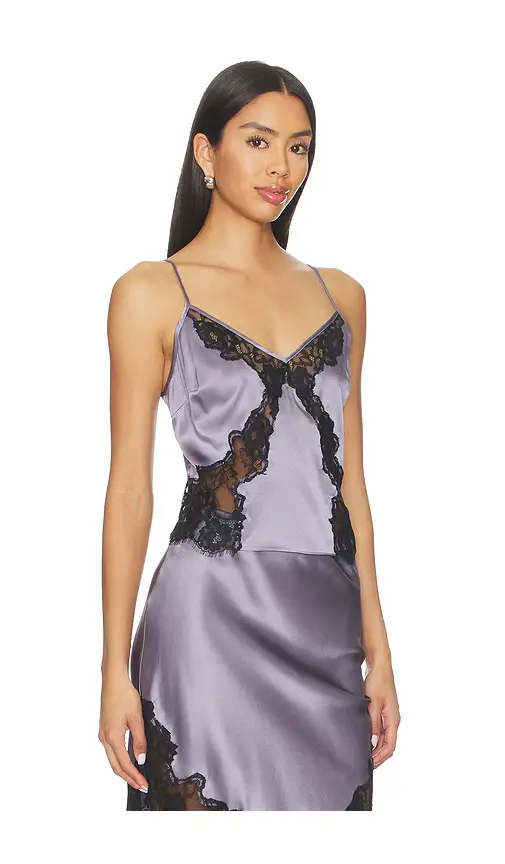 Fleur du Mal Juliet Lace Silk Cami Top | Thumbnail 2 Fleur du Mal Juliet Lace Silk Cami Top | Thumbnail 2