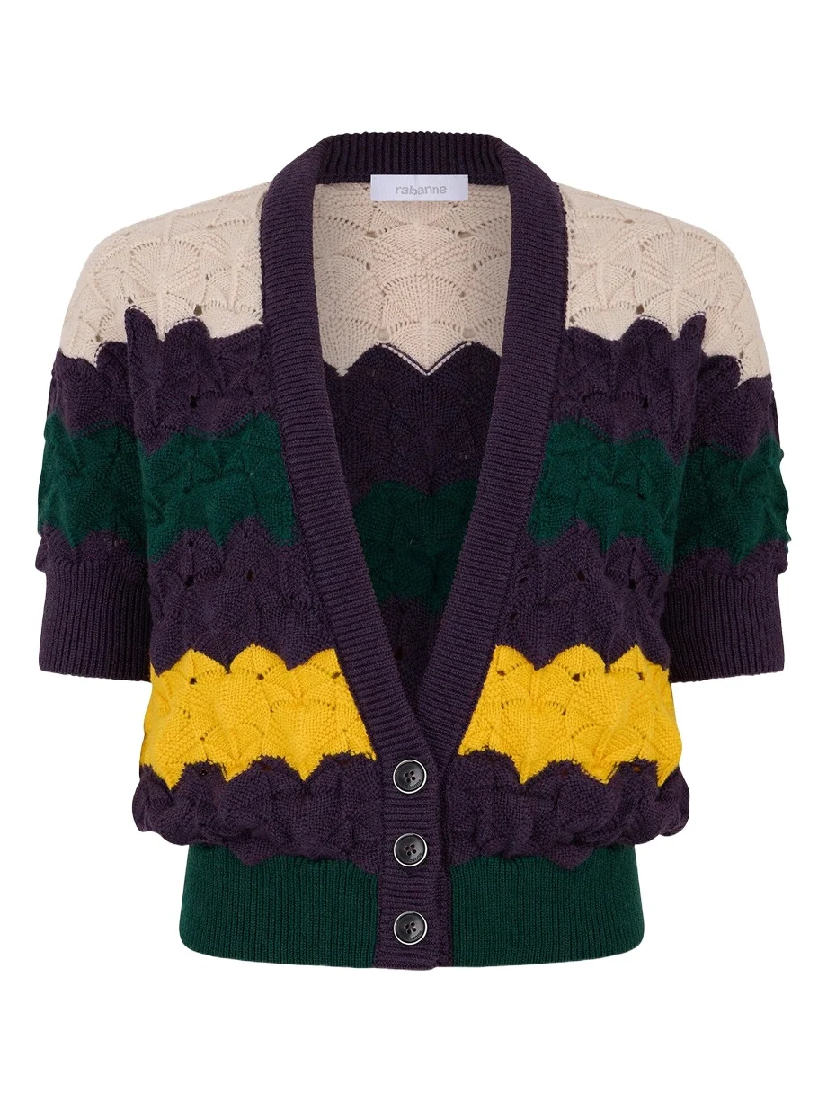 Patterned Merino-Wool Top Patterned Merino-Wool Top