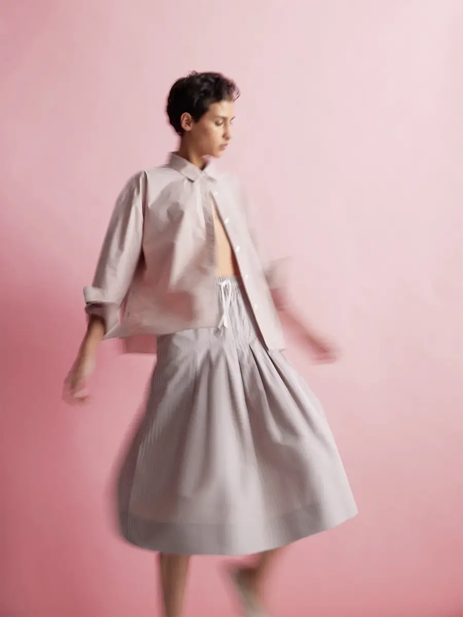 ARLO MOTT Gates Striped Full Midi Skirt | Thumbnail 4 ARLO MOTT Gates Striped Full Midi Skirt | Thumbnail 4