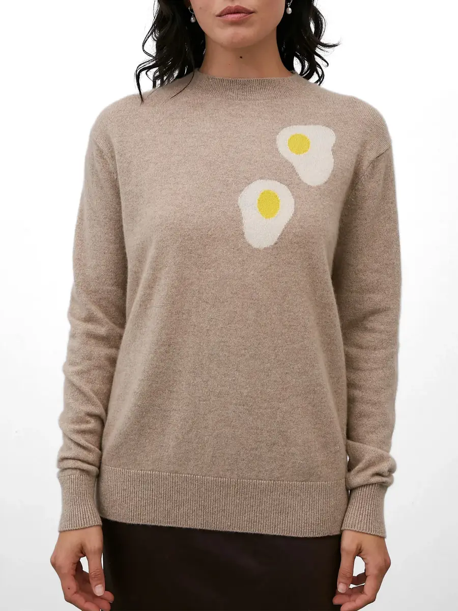 Leret Leret No. 62 Egg Cashmere Sweater | Thumbnail 3 Leret Leret No. 62 Egg Cashmere Sweater | Thumbnail 3