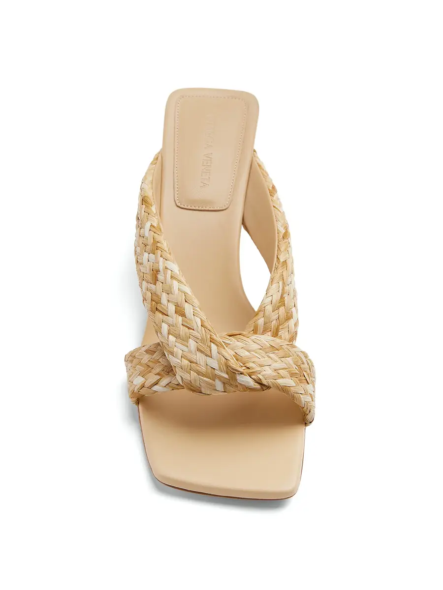 Bottega Veneta Raffia Heeled Sandals | Thumbnail 3 Bottega Veneta Raffia Heeled Sandals | Thumbnail 3