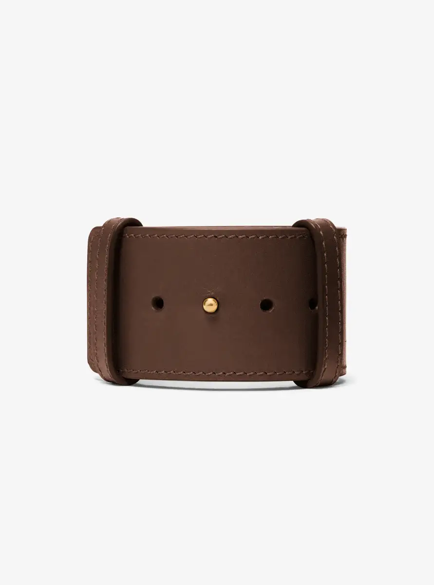 Michael Kors Collection Leather Cuff in Black - One Size by Michael Kors Collection | Thumbnail 11 Michael Kors Collection Leather Cuff in Black - One Size by Michael Kors Collection | Thumbnail 11
