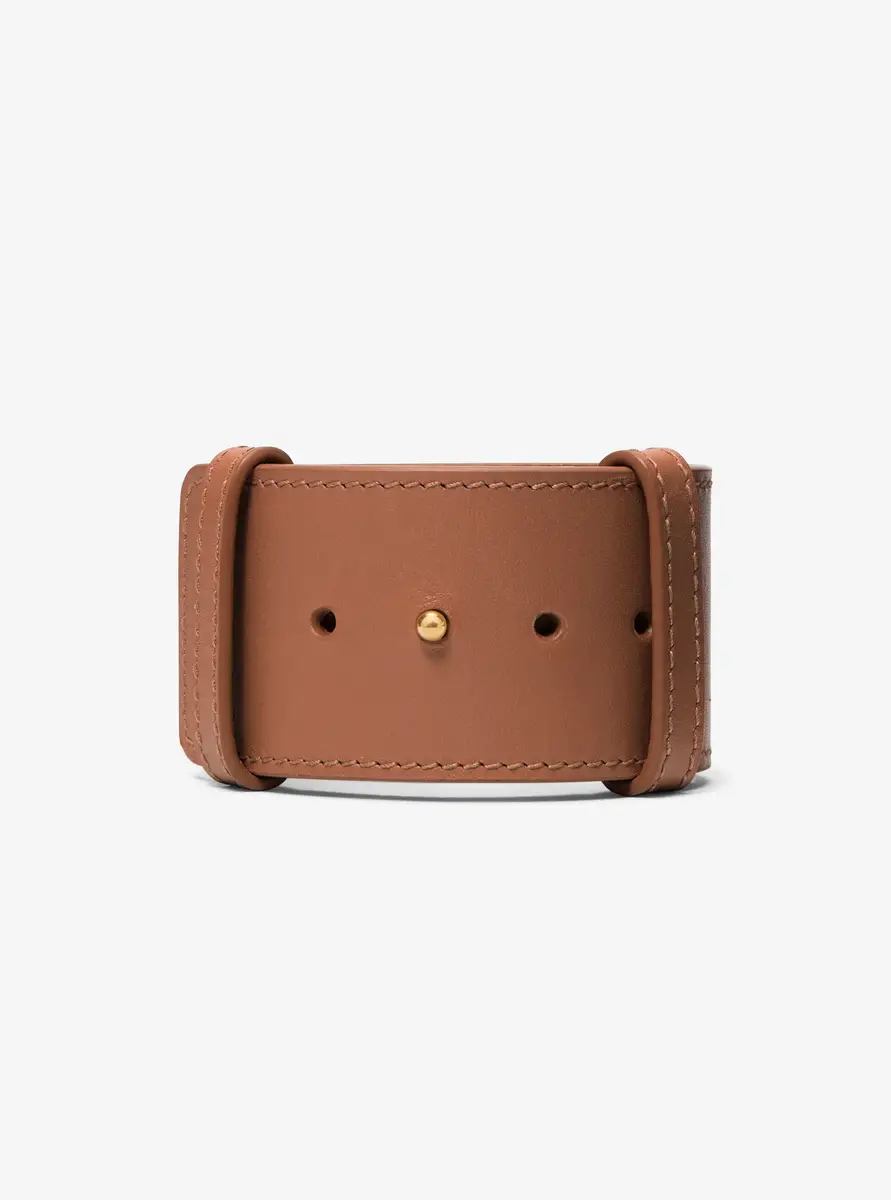 Michael Kors Collection Leather Cuff in Black - One Size by Michael Kors Collection | Thumbnail 17 Michael Kors Collection Leather Cuff in Black - One Size by Michael Kors Collection | Thumbnail 17