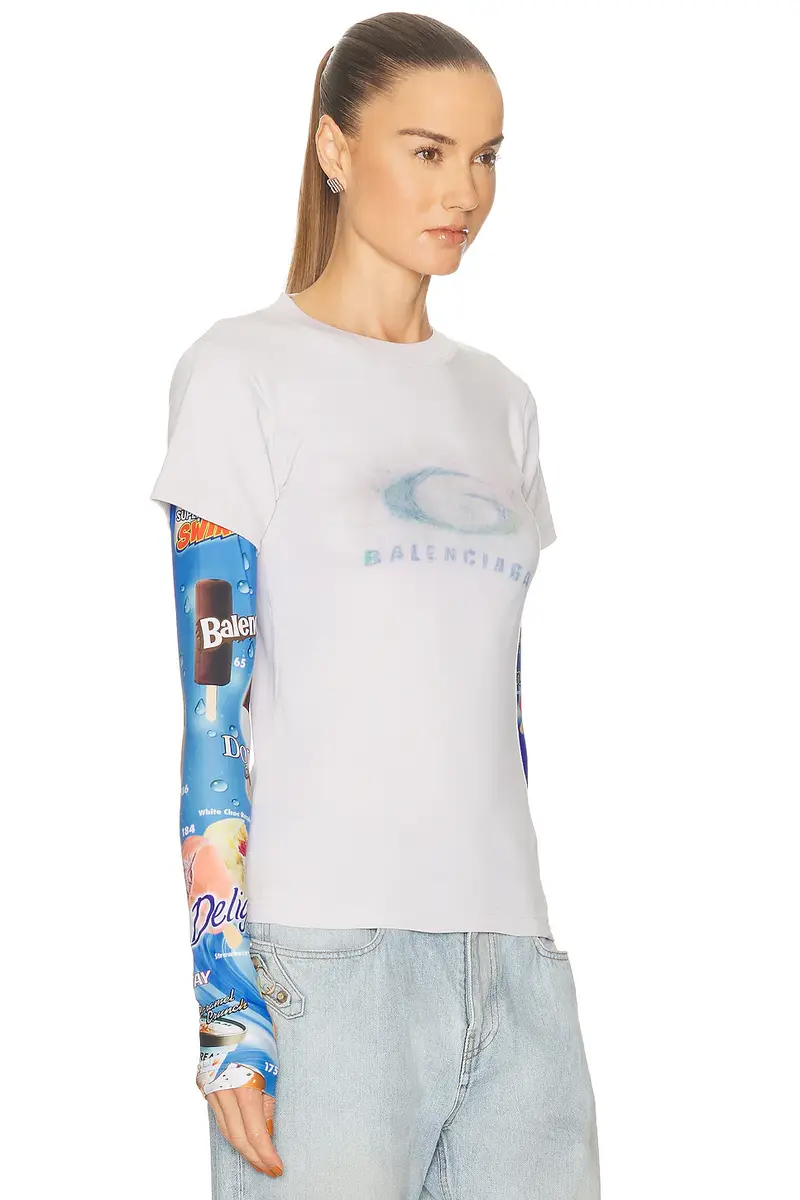 Balenciaga Double Sleeve T-Shirt | Thumbnail 2 Balenciaga Double Sleeve T-Shirt | Thumbnail 2