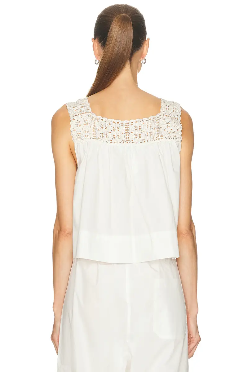 Calle Del Mar Heirloom Poplin Top | Thumbnail 3