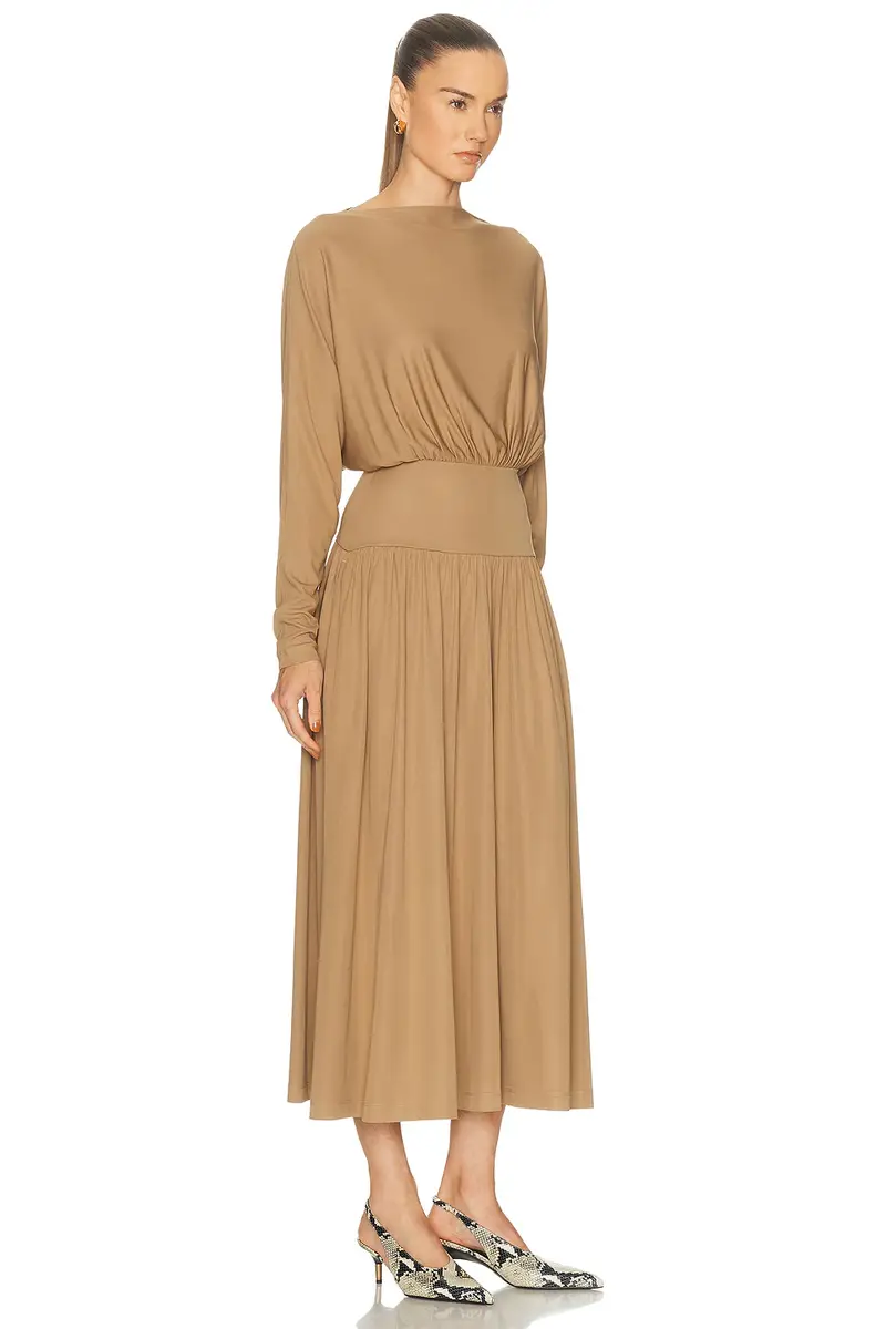 TOTEME Boatneck Jersey Dress | Thumbnail 2 TOTEME Boatneck Jersey Dress | Thumbnail 2