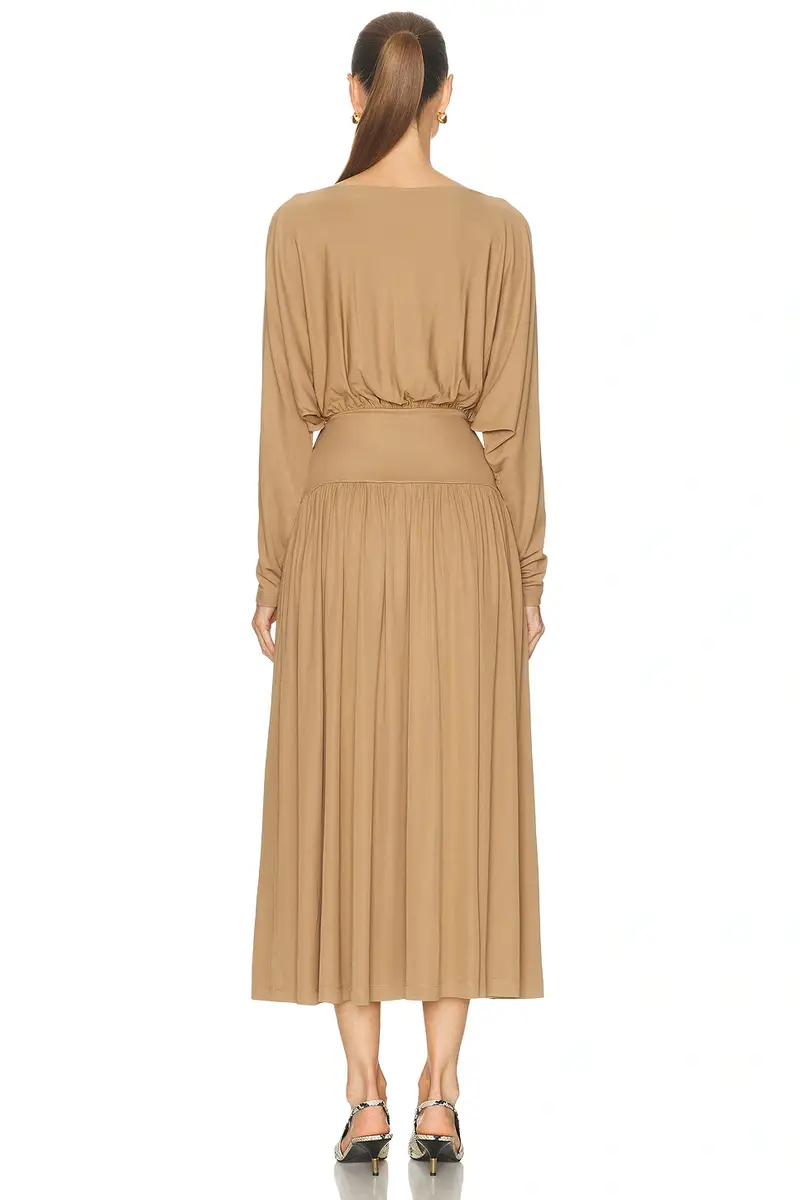 TOTEME Boatneck Jersey Dress | Thumbnail 3 TOTEME Boatneck Jersey Dress | Thumbnail 3