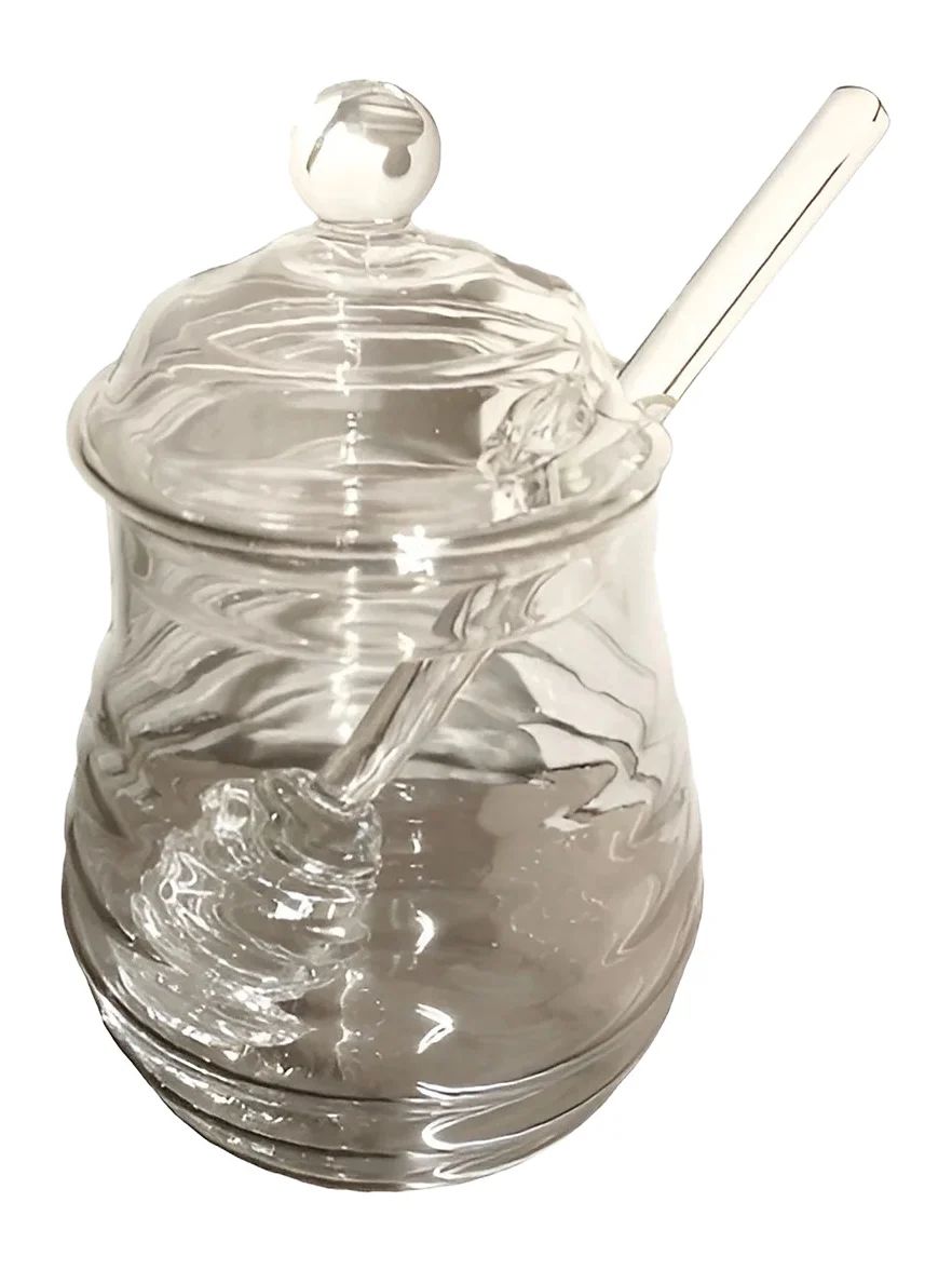 HueGah Home Miel Honey Pot & Dipper