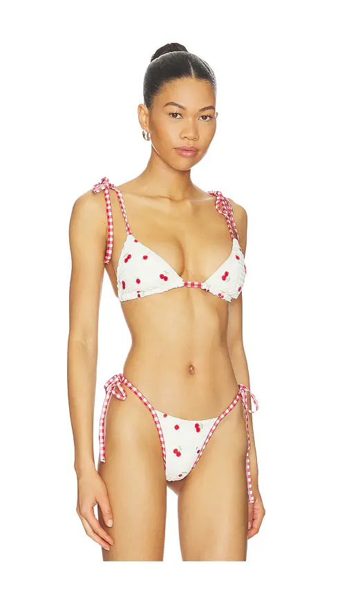 For Love & Lemons Beaded Cherries Bikini Top | Thumbnail 2 For Love & Lemons Beaded Cherries Bikini Top | Thumbnail 2