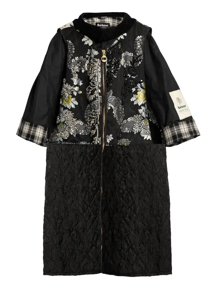 Erdem Erdem x Barbour Cotton Jacquard Coat