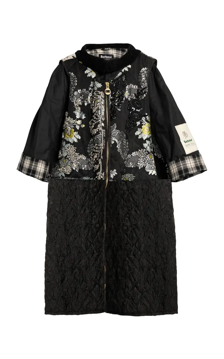 Erdem Erdem x Barbour Cotton Jacquard Coat