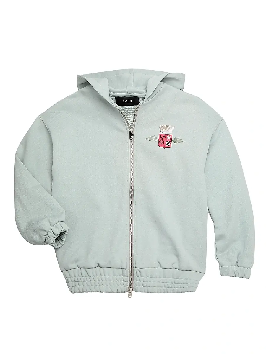 AMIRI Unisex Little Kid's & Kid's Graphic Zip-Up Hoodie | Thumbnail 2