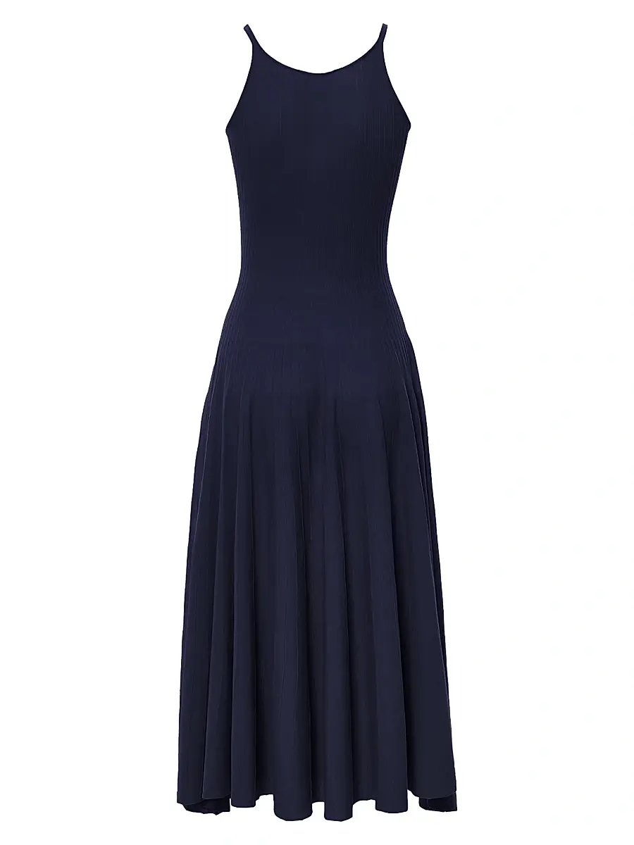 Malo Women's Rib-Knit Cotton Mako Midi-Dress | Thumbnail 2 Malo Women's Rib-Knit Cotton Mako Midi-Dress | Thumbnail 2