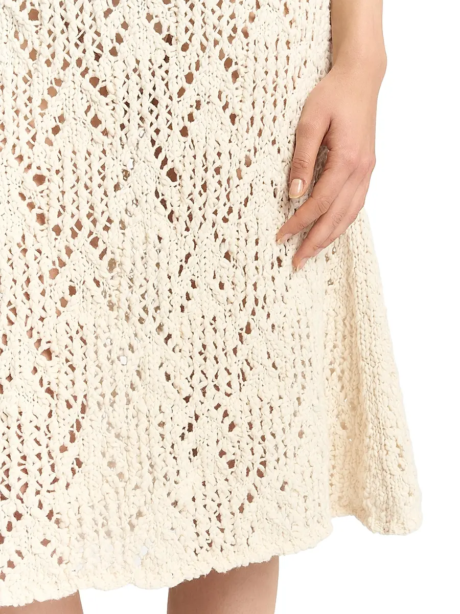 Malo Women's Cotton Flammé Midi-Skirt | Thumbnail 7 Malo Women's Cotton Flammé Midi-Skirt | Thumbnail 7