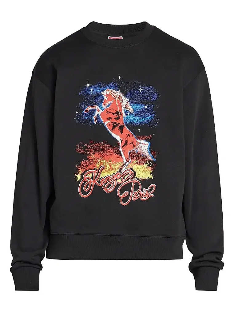 Men's Lucky Horses Crewneck Sweatshirt