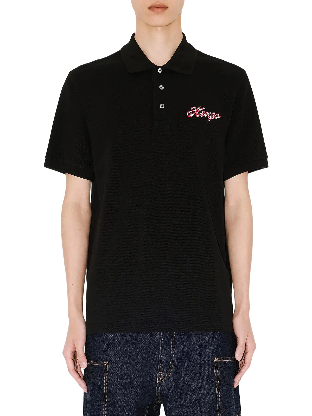 Men's Winter Holidays Embroidered Slim-Fit Polo Shirt
